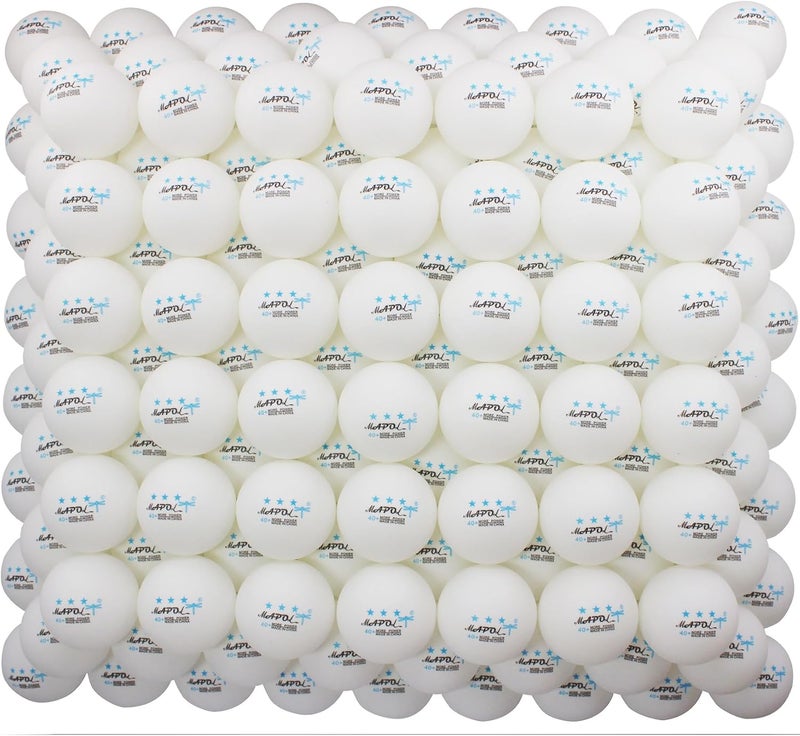 MAPOL 200 Count Table Tennis Balls, 3 Star Advanced Training Ball, Bulk Ping Pong Balls for Indoor & Outdoor Sports - Image 5